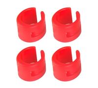 DIEKE Protector de cadena de goma para bicicleta, protector de marco de bicicleta, almohadilla de goma, protección contra colisiones, anillos de horquilla de bicicleta