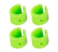 DIEKE Protector de cadena de goma para bicicleta, protector de marco de bicicleta, almohadilla de goma, protección contra colisiones, anillos de horquilla de bicicleta