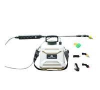 DIEKE Pulverizador eléctrico de 8 litros de alta presión agrícola con varita telescópica, recargable, eléctrico, portátil, para jardín