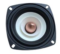 DIEKE Woofer de cono de aluminio de alta fidelidad de 4 pulgadas para sistemas de música en casa y bocinas proyectan altavoces de sonido superior, bajas distorsiones