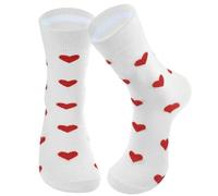 DIELIANHUA Calzini con Cuore, Calzini Donna con Cuore, Calzini Lungo Cuore, Calzini Sopra Il Ginocchio Donna, Adatto per L'uso Quotidiano, Regalo di San Valentino per Donne E Ragazze