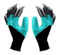 DIELIANHUA Guantes de Jardinería con 8 Garras Mujer Hombres Guant Trabajo Impermeable y Transpirable para Cavar Plantar el Mejor Regalo Domésticas y de Jardín (Verde)