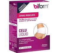 Dielisa - Celu Liquid Biform, Complemento Alimenticio a Base de Extractos de Plantas y Vitaminas, Ingredientes que Ayudan a Quemar Grasas, a la Circulación Venosa y a Drenar - 20 Viales