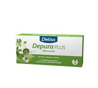 Dielisa - Depura Plus, Complemento Alimenticio con Extractos de Alcachofa, Abedul, Desmodium y Rábano Negro, para una Triple Acción Depurativa, Eliminación y Digestiva - 14 Viales