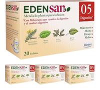Dielisa Edensan 05 Digestión Filtros, 20 bolsitas (Paquete de 4)