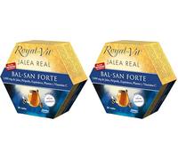 Dielisa ROYAL-VIT JALEA REAL BAL-SAN FORTE - ADULTOS - Defensas para Cada Día, Cuidado de las Funciones del Sistema Inmunitario - 1.000 mg de Jalea, Própolis, Plantas y Vitamina C - 20 Viales