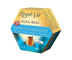 Dielisa - Royal Vit Jalea Real Infantil Defensas, Complemento Alimenticio con 300 mg de Jalea Real, Equinácea y Vitaminas, Ayuda a las Defensas y al Sistema Inmunitario de los Niños - 20 Viales