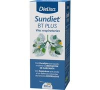 Dielisa - Sundiet BT Plus, Complemento Alimenticio Líquido a Base de Plantas Medicinales y Miel de Eucalipto, Contribuye a Suavizar la Garganta y las Vías Respiratorias Superiores - 500 ml
