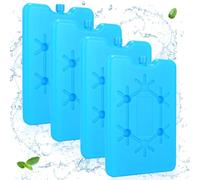 DIELOVEHUA 200ML Acumuladores de Frio, Paquete Frío Extraplano, Bolsas de Hielo, Bloques Congeladores de Frío Pequeños, Reutilizables, para Viajar y Acampar