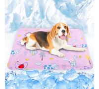 DIELOVEHUA Alfombra Refrescante para Perros y Gatos, 30 x 40CM Alfombrilla de Enfriamiento para Mascotas, Pet Cooling Mat, Autoenfriante, Manta Refrescante para Perros para Sofás Camping,Piso