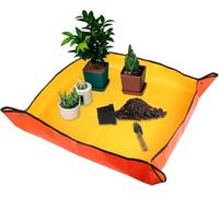 DIELOVEHUA Estera de Jardinería,68 x 68 CM Estera de Trasplante de Plantas, Estera de Jardinería Plegable, Alfombrilla de Trasplante Impermeable, Estera de Plantación de Jardinería