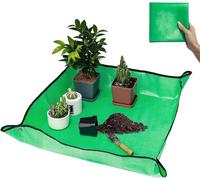 DIELOVEHUA Estera de Jardinería,68 x 68 CM Estera de Trasplante de Plantas, Estera de Jardinería Plegable, Alfombrilla de Trasplante Impermeable, Estera de Plantación de Jardinería