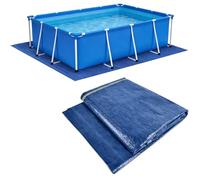 DIELOVEHUA Paño para el Suelo de la Piscina, Tapiz Suelo Piscina, Alfombra de Protección Azul, Impermeable, Resistente, para Piscinas Hinchables y Piscinas sobre el Suelo (300 x 200 cm)