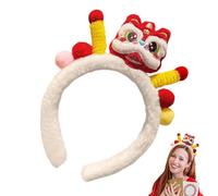 Diema De Año Nuevo Chino, Diadema De Año Nuevo Lunar De China, Boda, Boda, Pascua, Cumpleaños, Cómics De León Para Familias Tocado Interesante Dance Diario De León ACCESORIOS ACCESORIOS DE CABELLO Año