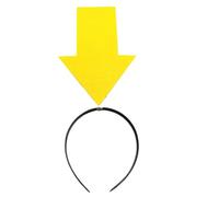 Diema de punta de flecha - Diadema de marca de exclamación | Bandas de cabello de punta de flecha de miss flexible, accesorios elásticos para el cabello novedoso, tocador de vestimenta de vestuario pa