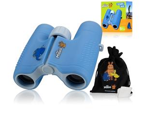 DieMaus Binoculares 6x21 para niños con Bolsa - Binoculares duraderos y Ligeros para jóvenes exploradores