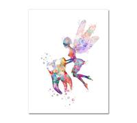 Diente anatómico impresión Dental Molar cartel acuarela lienzo pintura dientes arte carteles dentista pared imagen Doctor Oficina Decoración(2,A4 21x30cm No Frame)