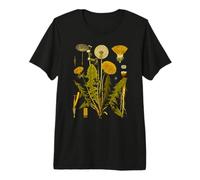 Diente de león Diente de león Flores Silvestres Diente de león Arte botánico Camiseta Premium