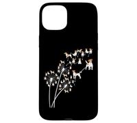 Diente De León Flor De Jack Russell, Árbol Floral De Jack Carcasa para iPhone 15 Plus