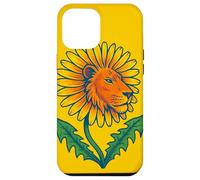 Diente de león León Divertido Flor Juego de Palabras Caprichoso Naturaleza Animal Carcasa para iPhone 12 Pro MAX