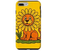 Diente de león León Divertido Flor Juego de Palabras Caprichoso Naturaleza Animal Carcasa para iPhone 7 Plus/8 Plus
