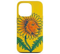 Diente de león León Divertido Flor Juego de Palabras Caprichoso Naturaleza Animal Carcasa para iPhone 13 Pro