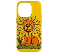 Diente de león León Divertido Flor Juego de Palabras Caprichoso Naturaleza Animal Carcasa para iPhone 14 Pro