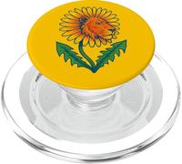 Diente de león León Divertido Flor Juego de Palabras Caprichoso Naturaleza Animal PopSockets PopGrip para MagSafe