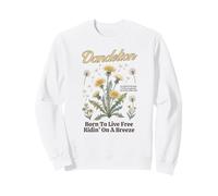 Diente de león Nacido para Vivir a Caballo Libre en una Brisa Country Girl Sudadera