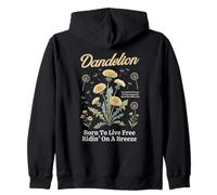 Diente de león Nacido para Vivir Libre en una Brisa Sudadera con Capucha