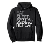 Diente escamoso para higiene Dental Eat Sleep Scale Repeat tee Sudadera con Capucha