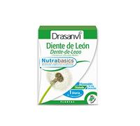 DRASANVI NUTRABASICS DIENTE DE LEÓN - Ayuda a restaurar la función biliar y hepática - Rica en flavonoides - VEGANO - SIN GLUTEN - 30 cápsulas vegetales