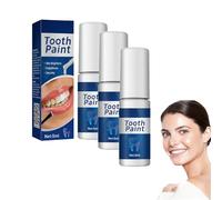 Dientes blancos pintados, esmalte blanco, pintura de esmalte blanco, color de dientes, blanqueamiento dental, eliminación de manchas instantáneas (3 unidades)