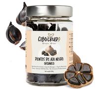 Dientes de Ajo Negro Natural Fermentado Ecológico - 200g. - Ajos Rico en Sales Minerales. Energizante y Antioxidante.