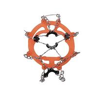 Dientes de crampones para Hielo, Crampones de Hielo Acero al manganeso 8 Dientes, Multicolor, Talla 36-44, Paquete 2(Black Size 36 44)