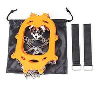 Dientes de crampones para Hielo, Paquete de 2 Pinzas for Hielo Acero Inoxidable 23 Dientes for Zapatos, Multicolor, Varios tamaños(Orange Large)