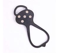 Dientes de crampones para Hielo, Pinzas de Hielo 5 Dientes for Zapatos, Antideslizantes, for Escalada y Senderismo, Varios tamaños, Paquete 1(M 35 40)