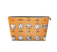 Dientes De Dibujos Animados Lindo, Bolsa de artículos de tocador Bolsa de Maquillaje Bolsa de cosméticos Bolsa de artículos de tocador de Viaje portátil