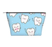 Dientes De Dibujos Animados Lindo, Bolsa de artículos de tocador Bolsa de Maquillaje Bolsa de cosméticos Bolsa de artículos de tocador de Viaje portátil