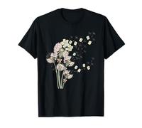 Dientes de león y Mahjong Tiles Bam Crak Dots Make A Wish Flower Camiseta