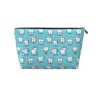 Dientes Dentales Azul, Bolsa de artículos de tocador Bolsa de Maquillaje Bolsa de cosméticos Bolsa de artículos de tocador de Viaje portátil