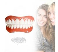 Dientes falsos de ajuste cómodo: cuidado de prótesis, protege tus dientes y recupera una sonrisa segura, chapa superior e inferior