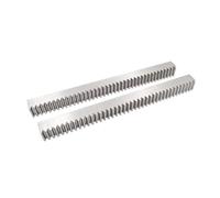 dientes rectos de acero, Cremallera de engranajes recta acero, varios tamaños, 2 piezas, Mod1-3 endurecido con precisión, longitud 0,5-1,5 m(1M10x10-0.5m)