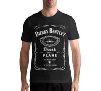 Dierks Bentley T Shirt Men's Cotton Fashion Casual Round Neck Short Sleeve Tees(XX-Large)