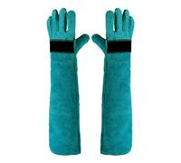 Dierlijke Handling Handschoenen Bijtbestendig Versterkte Lederen Padding Hond, Kat Kras, Vogel Handling Falcon Handschoenen Grijpen,Guantes anti-espino para la gestión de animales domésticos