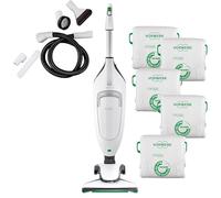 DIERRESTORE - Aspirador Folletto VK 220s, 700 W, nueva y original - Con 5 años bolsas originales + kit tubos, motor a 60.000 RPM - Estructura termoplástica, 160 hPa - Certificado TÜV 2