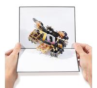 Diese Klappkarten Tarjeta 70 cumpleaños 3D - Tarjeta cumpleaños original Pop-Up con desplegable - Tarjeta felicitacion cumpleaños con sobre - Postal cumpleaños 70 años Pop Up - 50 x 20 cm