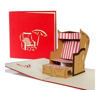 Diese Klappkarten Tarjeta cumpleaños 3D - Tarjeta cumpleaños original 15 x 20 cm con desplegable - Tarjeta felicitacion con sobre