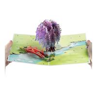 Diese Klappkarten Tarjeta Cumpleaños 3D - Tarjeta Cumpleaños Original Desplegable 15 x 20 cm - Postal Felicitacion para Escribir con Sobre - Día de la Madre Agradecimiento