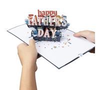 Diese Klappkarten Tarjeta Dia del Padre Original - Postal para Dïa del Padre 3D 15 x 20 cm con Desplegable - Postal Felicitacion con Sobre